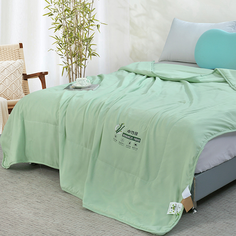 紫韵小竹绵清香抗菌被200*230CM（单位：床） 雾雨绿 200*230